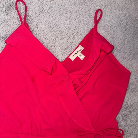 Hot pink babydoll top - Picture 8 of 10